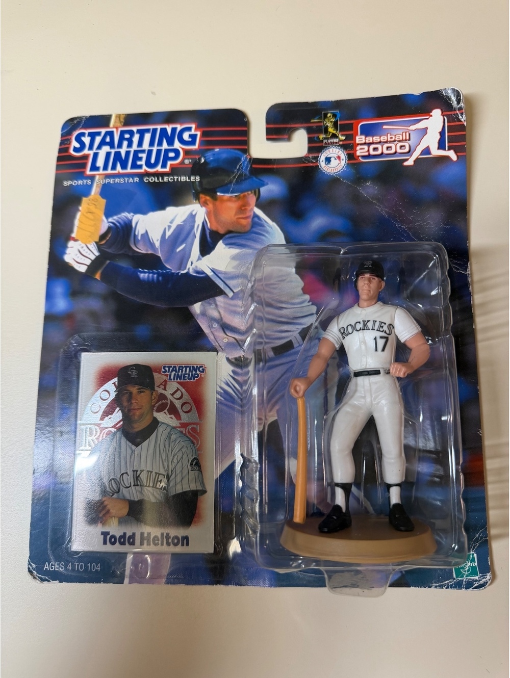 Starting Lineup Todd Helton Colorado Rockies Baseball 2000 Action Figure with CO